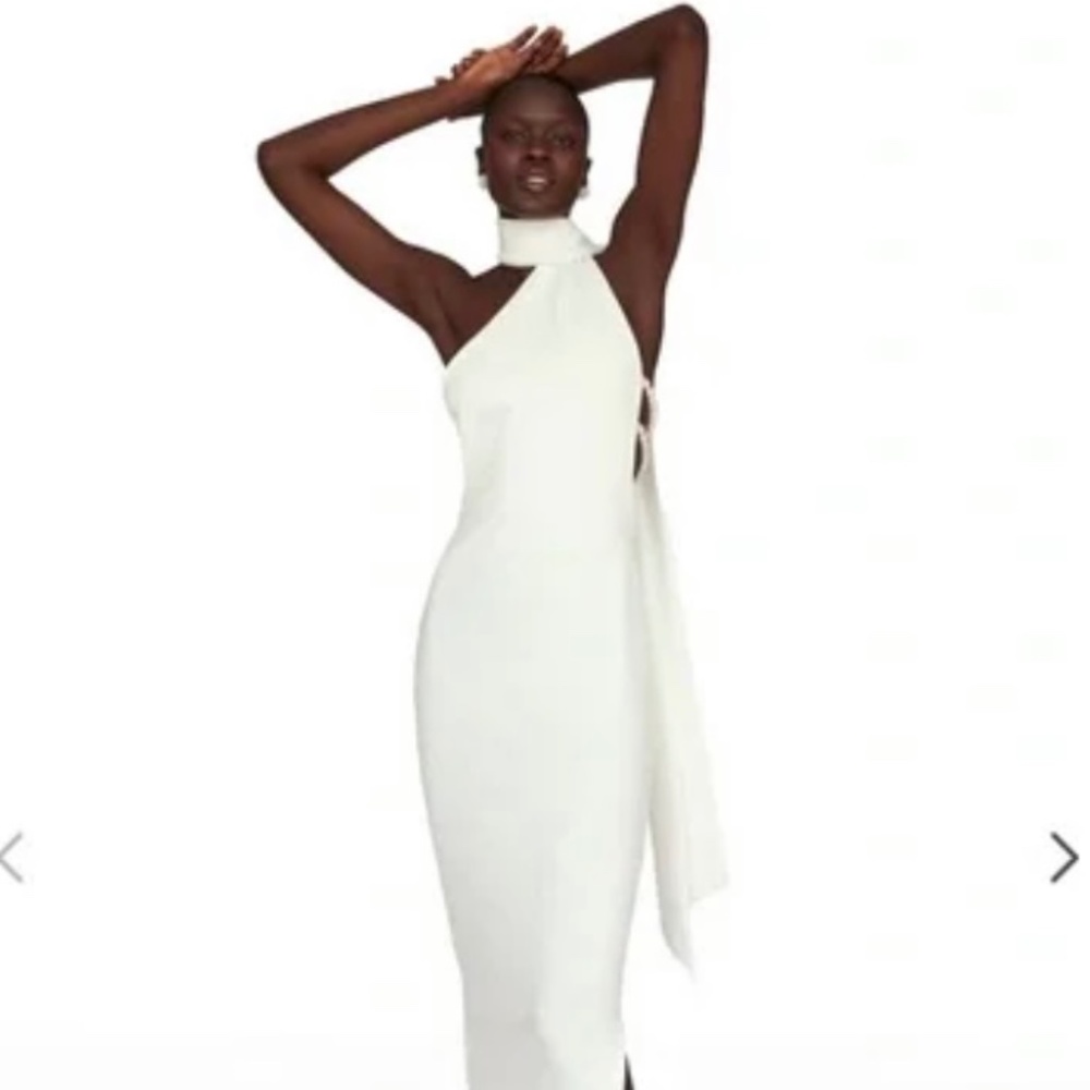 Khanums white maxi